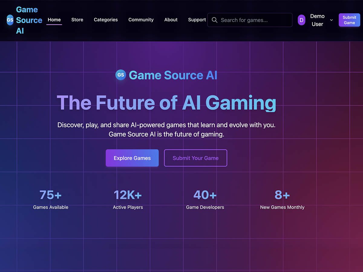 AI-Powered Game Directory and Recommendation Platform by Elvifi SEO Services UK for AI Platforms - Game Source AI Development with SEO